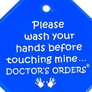 Wash hands tag